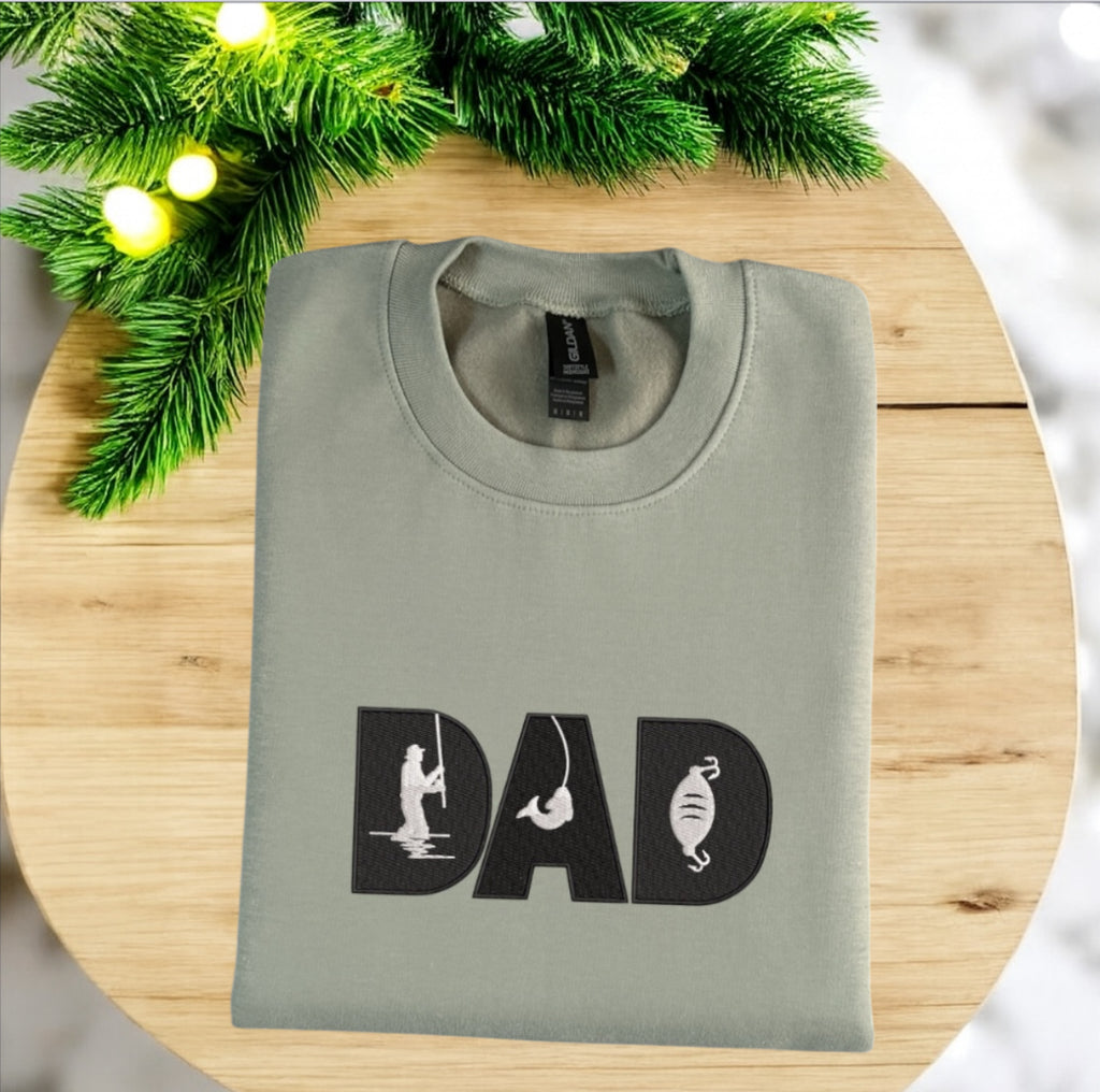 DAD Fishing Sweatshirt – Father’s Day Gift