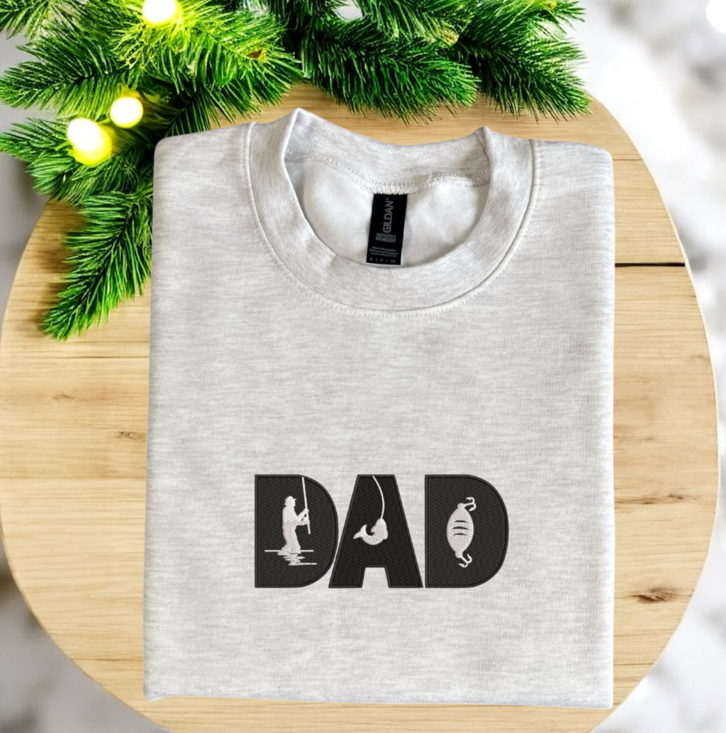 DAD Fishing Sweatshirt – Father’s Day Gift