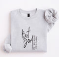 Embroidered But God Inspirational Bible Quote Sweatshirt