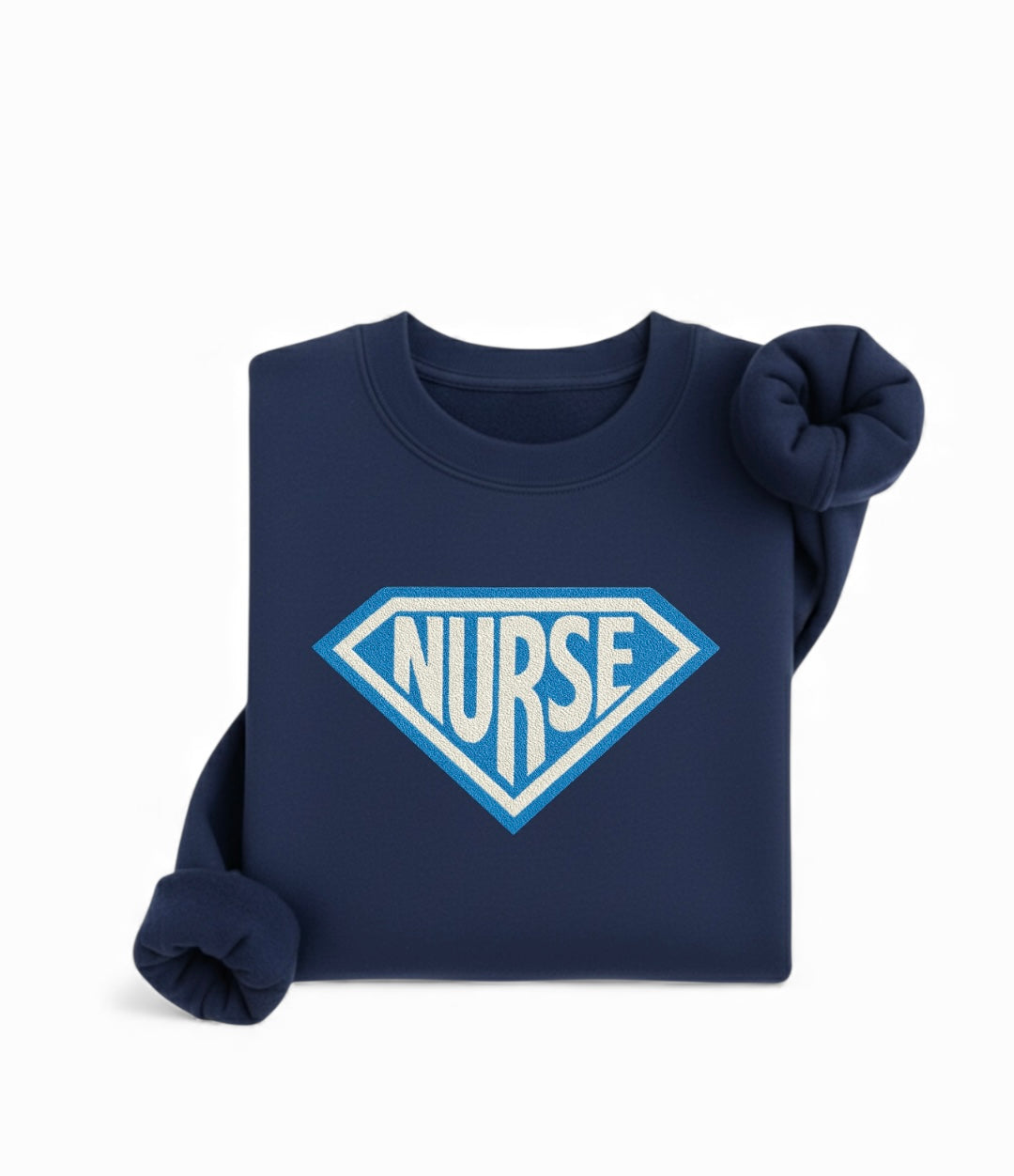 Embroidered Nurse Design | Pink Super Hero Nurse  | Healthcare-Inspired