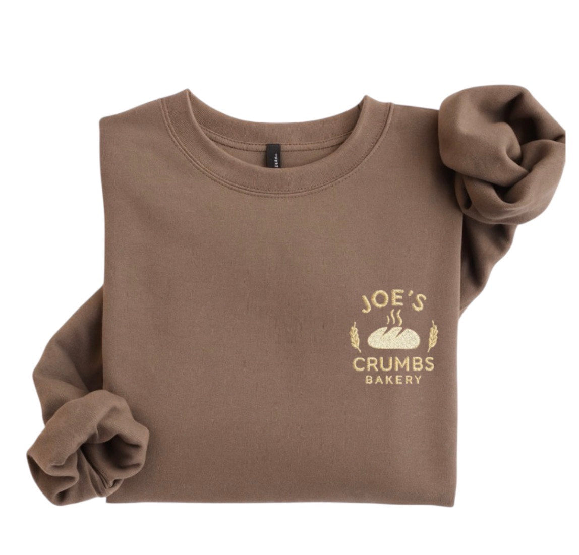 Custom Embroidered Sweatshirt | Personalized Logo Embroidery  Unisex Crewneck