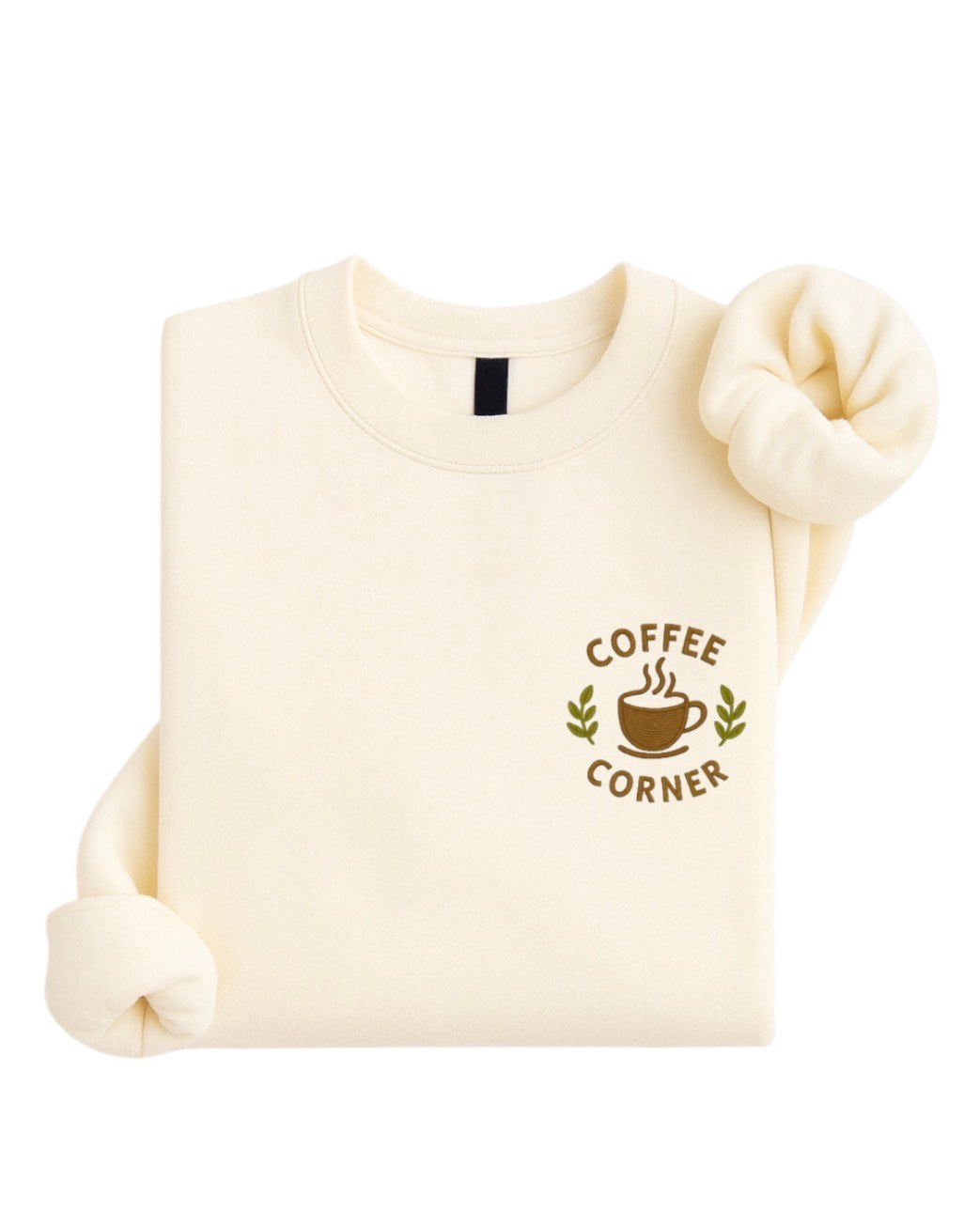 Custom Embroidered Sweatshirt | Personalized Logo Embroidery  Unisex Crewneck