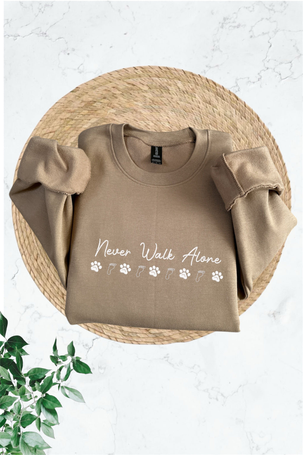 Never Walk Alone Sweatshirt – Pet Lover Gift