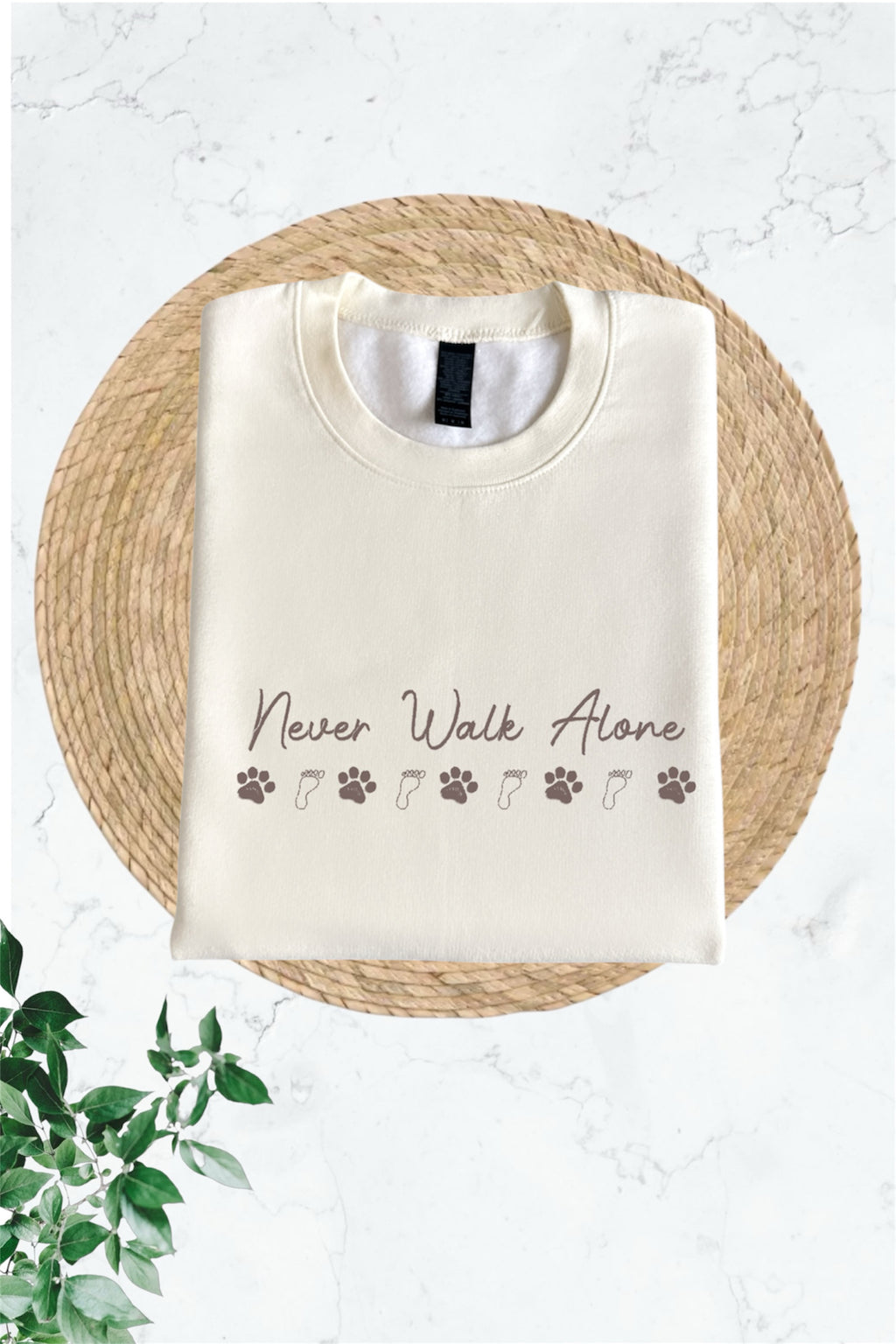 Never Walk Alone Sweatshirt – Pet Lover Gift