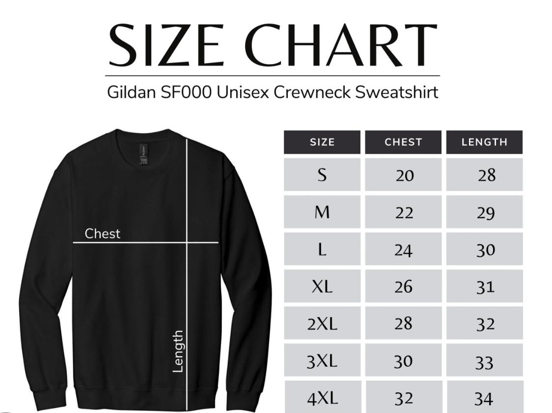 Embroidered Long Sleeve Crewneck Sweatshirt (Merry Christmas)